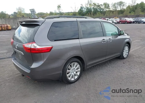 2015 Toyota Sienna Limited Premium 7 Passenger from USA, damaged, VIN 5TDDK3DC4FS116695